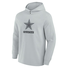 Dallas Cowboys Elements Blaze Tri-Blend Long Sleeve Hoodie T-Shirt Gray | Fanatics