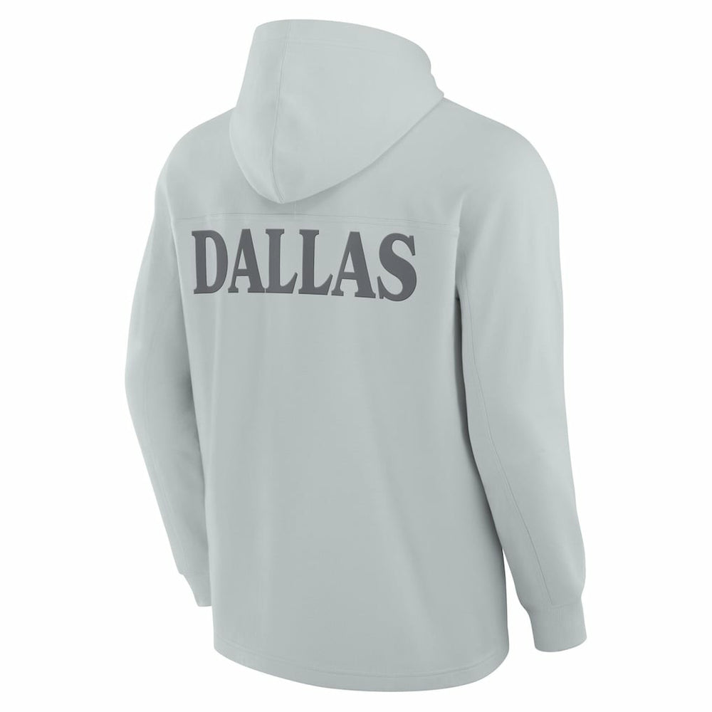Dallas Cowboys Elements Blaze Tri-Blend Long Sleeve Hoodie T-Shirt Gray | Fanatics