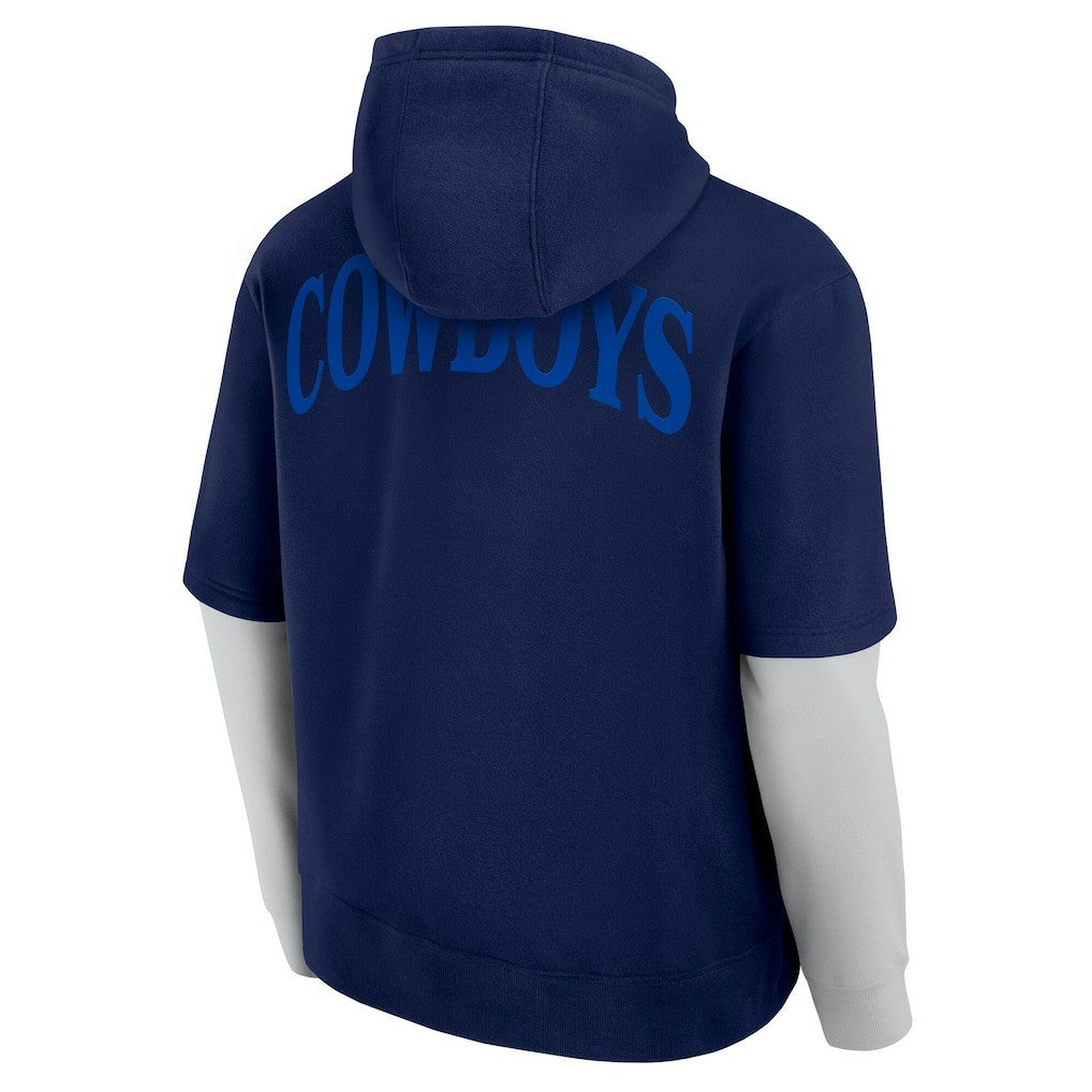 Dallas Cowboys Unisex Sleek Elements Pullover Hoodie Navy | Fanatics