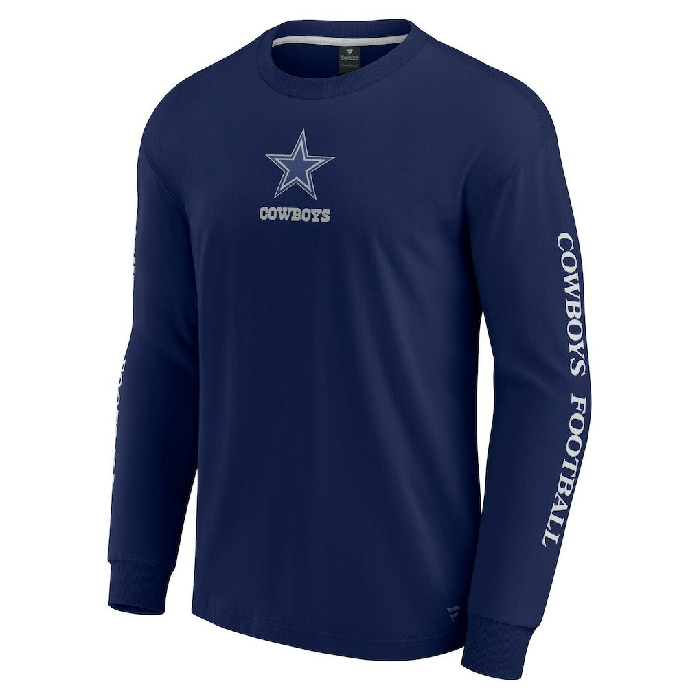 Dallas Cowboys Unisex Elements Strive Long Sleeve T-Shirt Navy | Fanatics