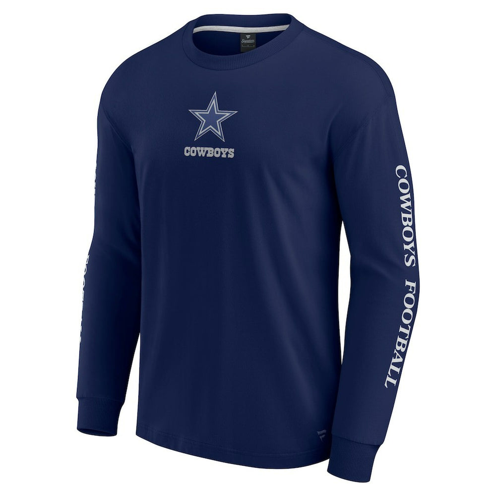 Dallas Cowboys Unisex Elements Strive Long Sleeve T-Shirt Navy | Fanatics