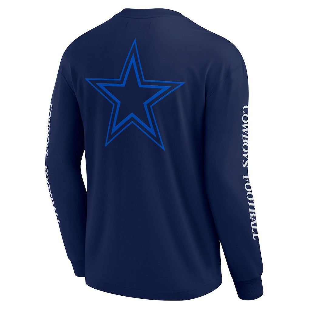 Dallas Cowboys Unisex Elements Strive Long Sleeve T-Shirt Navy | Fanatics