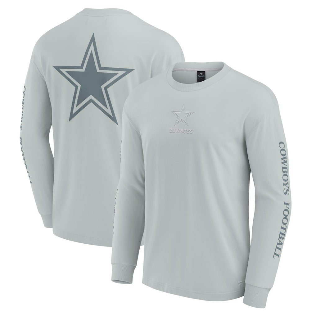 Dallas Cowboys Unisex Elements Strive Long Sleeve T-Shirt Gray | Fanatics