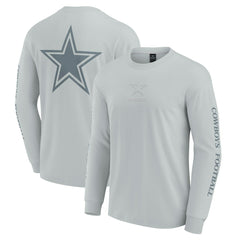 Dallas Cowboys Unisex Elements Strive Long Sleeve T-Shirt Gray | Fanatics