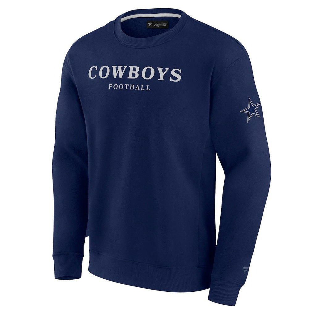 Dallas Cowboys Unisex Elements Unlimited Fleece Pullover Sweatshirt Navy | Fanatics