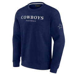 Dallas Cowboys Unisex Elements Unlimited Fleece Pullover Sweatshirt Navy | Fanatics