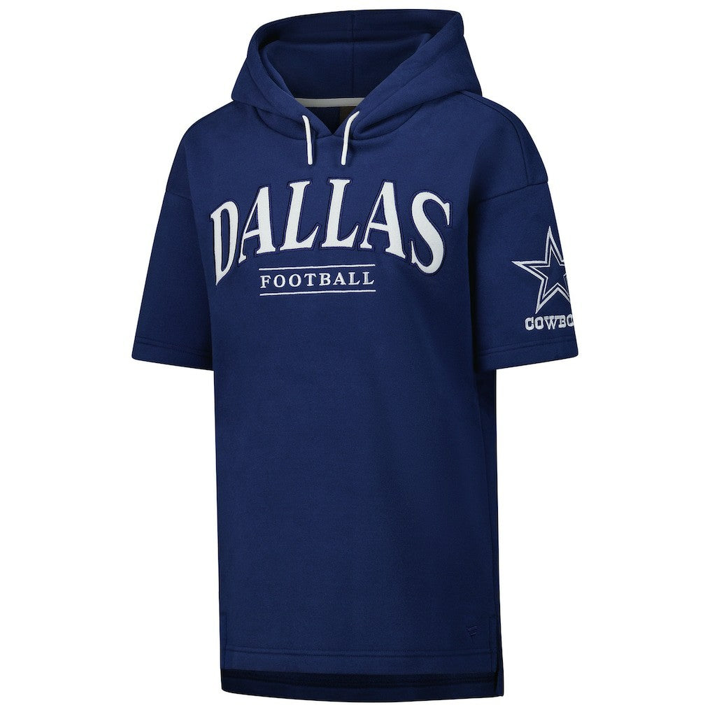 Dallas Cowboys Unisex Elements Ready Short Sleeve Pullover Hoodie Navy | Fanatics