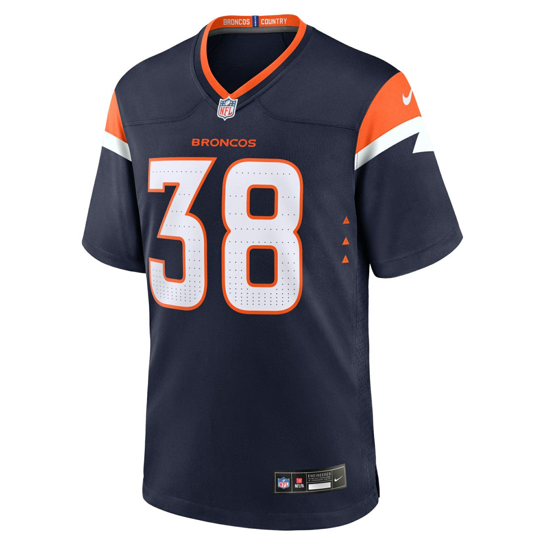Jaleel McLaughlin Denver Broncos Alternate Game Jersey Navy | Nike for Sale