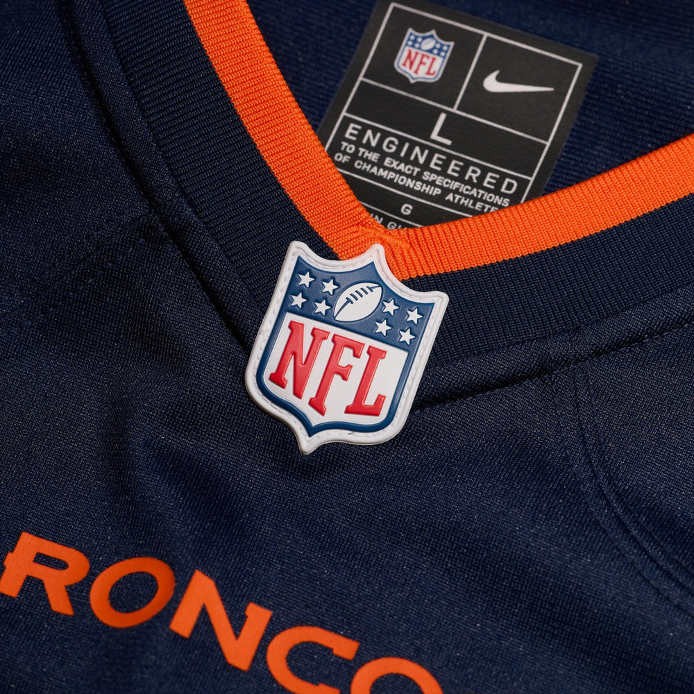Jaleel McLaughlin Denver Broncos Alternate Game Jersey Navy | Nike for Sale