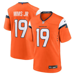 Marvin Mims Jr Denver Broncos Team Game Jersey Orange | Nike for Sale