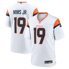 Marvin Mims Jr Denver Broncos Game Jersey White | Nike for Sale