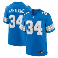 Alex Anzalone Detroit Lions Game Jersey Blue | Nike for Sale