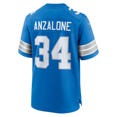 Alex Anzalone Detroit Lions Game Jersey Blue | Nike for Sale