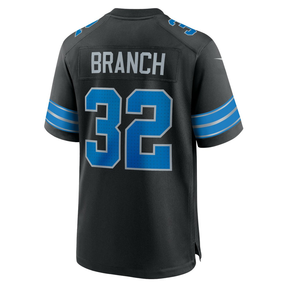 Brian Branch Detroit Lions Alternate Game Jersey Black | Nike for Sale