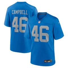 Jack Campbell Detroit Lions Alternate Game Jersey Blue | Nike for Sale