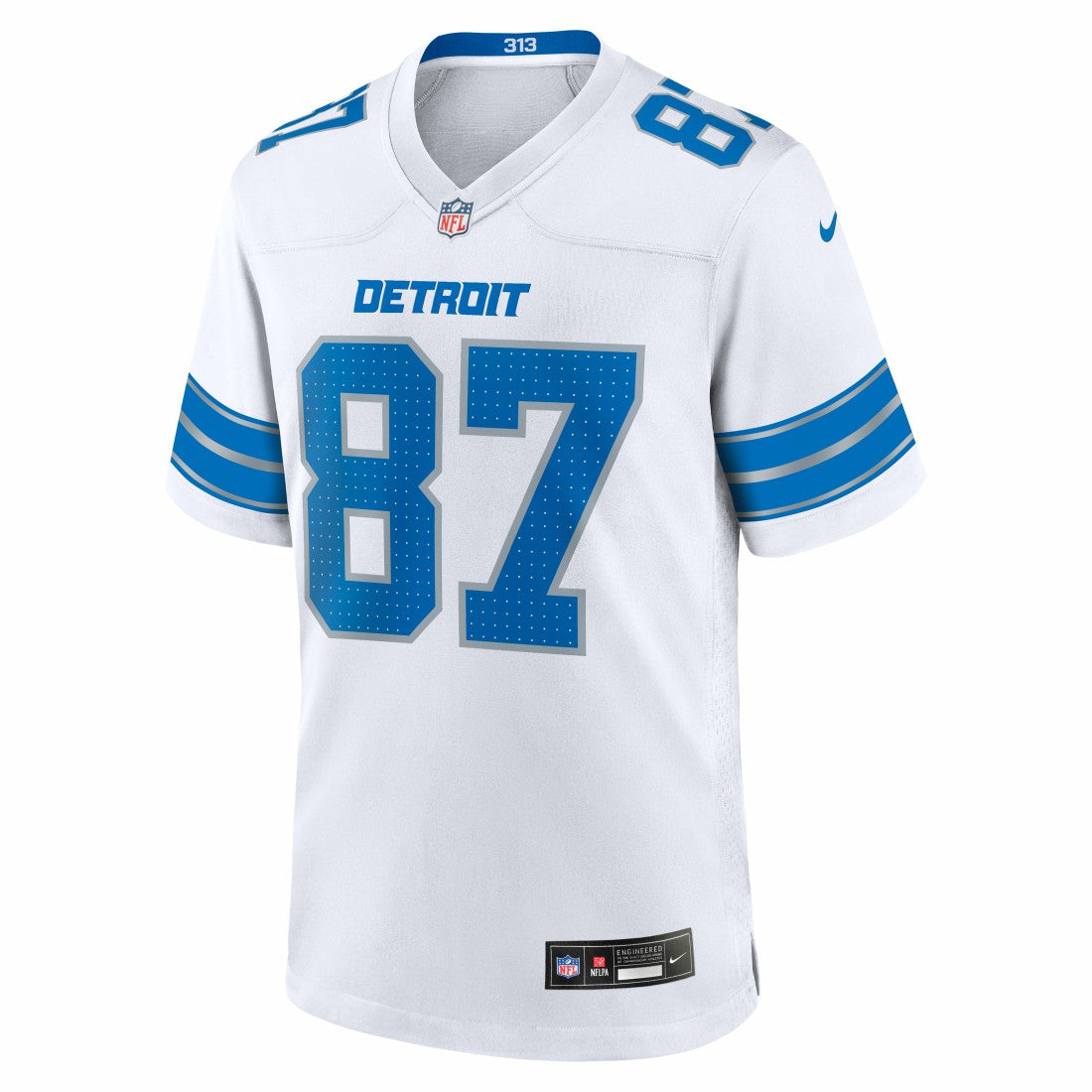 Sam LaPorta Detroit Lions White Game Jersey White | Nike for Sale