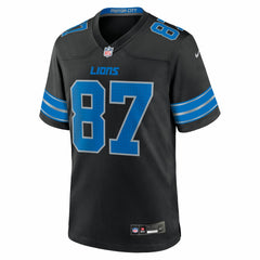 Sam LaPorta Detroit Lions 2nd Alternate Game Jersey Black | Nike for Sale