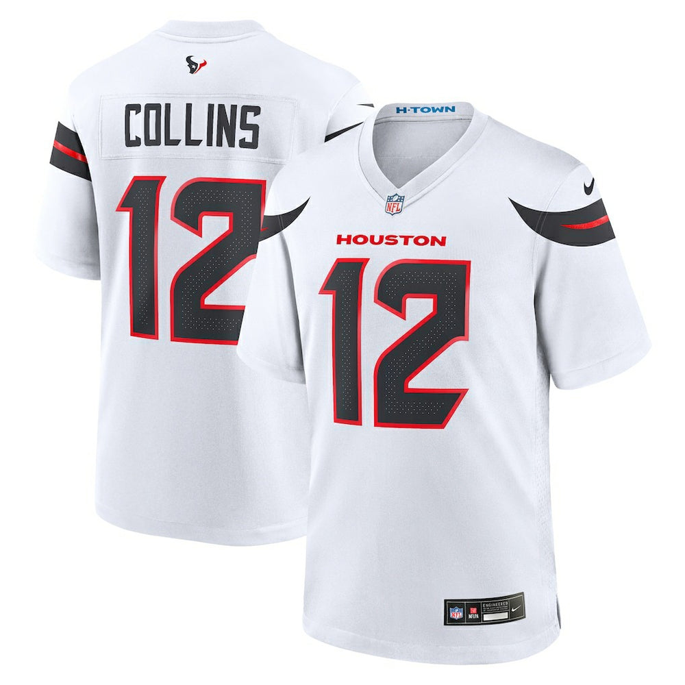 Nico Collins Houston Texans Game Jersey White | Nike for Sale