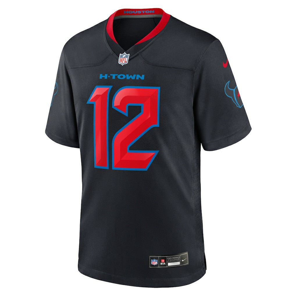 Nico Collins Houston Texans 2nd Alternate Game Jersey Navy | Nike for Sale