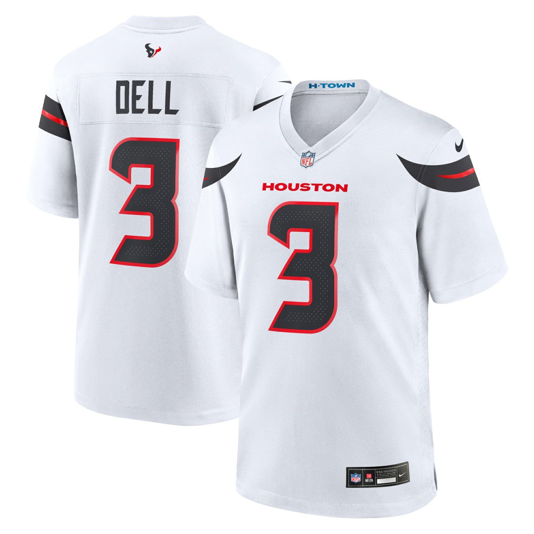 Tank Dell Houston Texans Game Jersey White | Nike for Sale