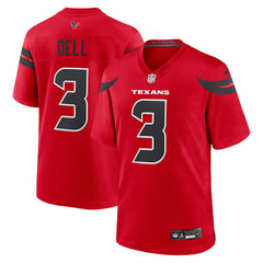 Tank Dell Houston Texans Alternate Game Jersey Red | Nike for Sale