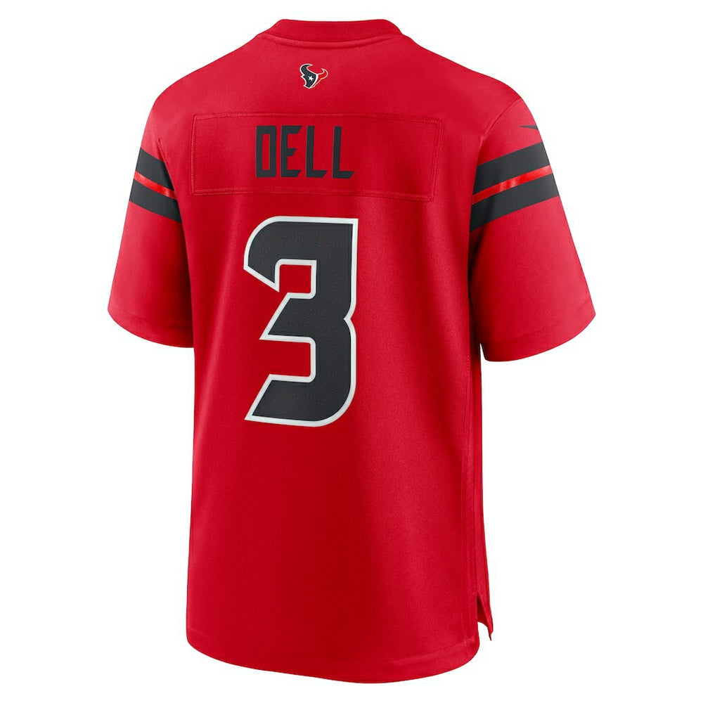 Tank Dell Houston Texans Alternate Game Jersey Red | Nike for Sale