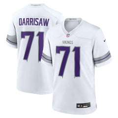 Christian Darrisaw Minnesota Vikings Alternate Game Jersey White | Nike for Sale