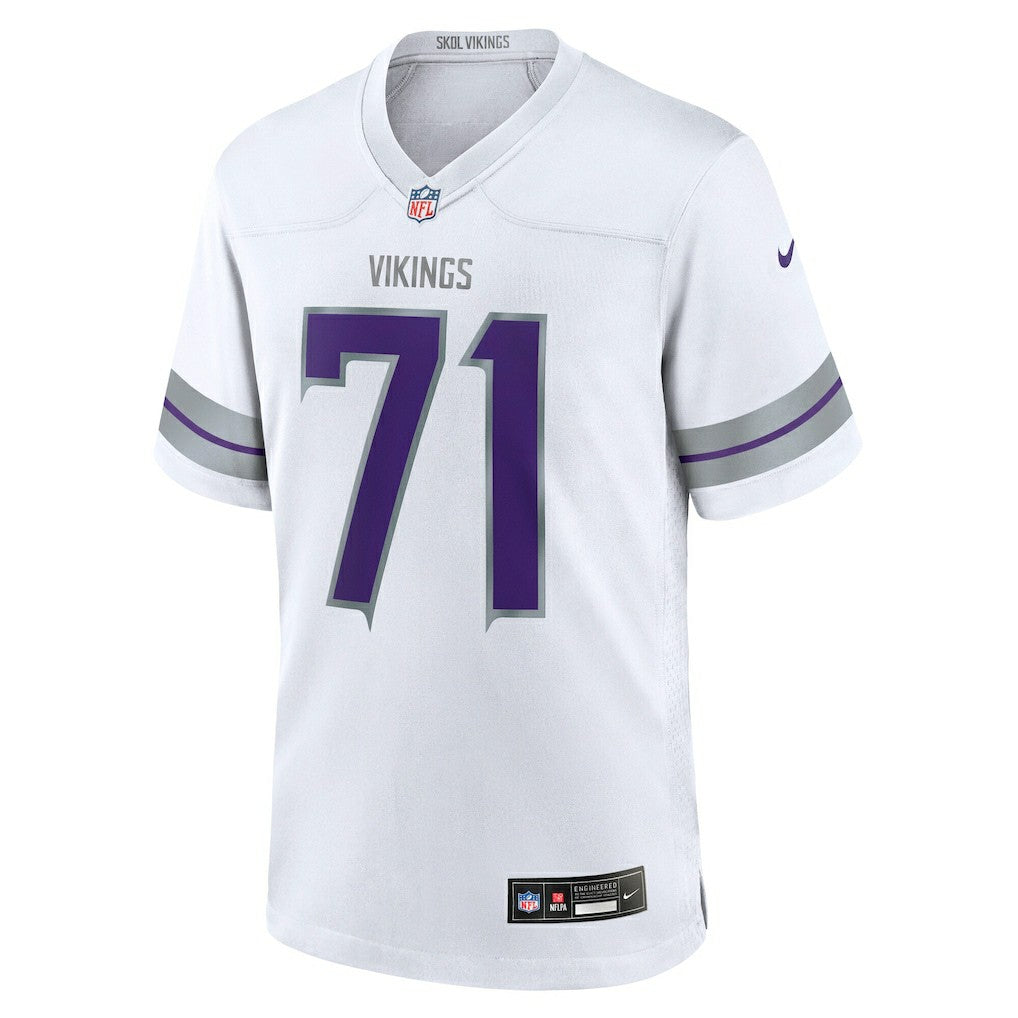 Christian Darrisaw Minnesota Vikings Alternate Game Jersey White | Nike for Sale