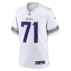Christian Darrisaw Minnesota Vikings Alternate Game Jersey White | Nike for Sale