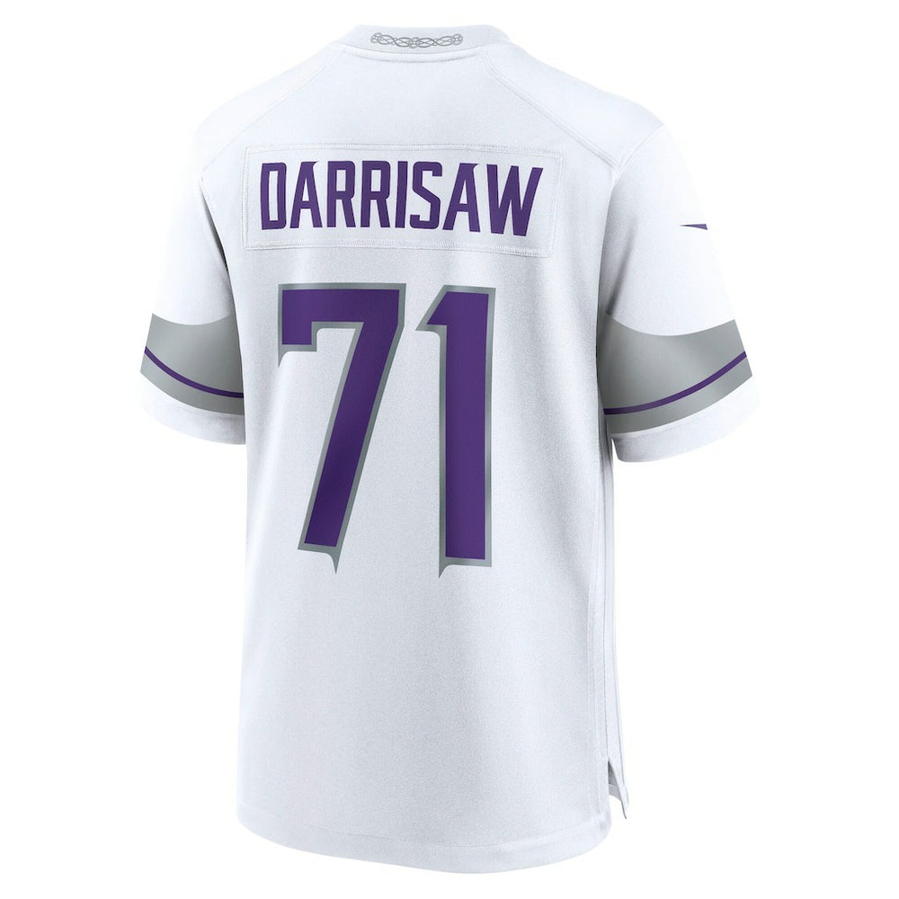 Christian Darrisaw Minnesota Vikings Alternate Game Jersey White | Nike for Sale