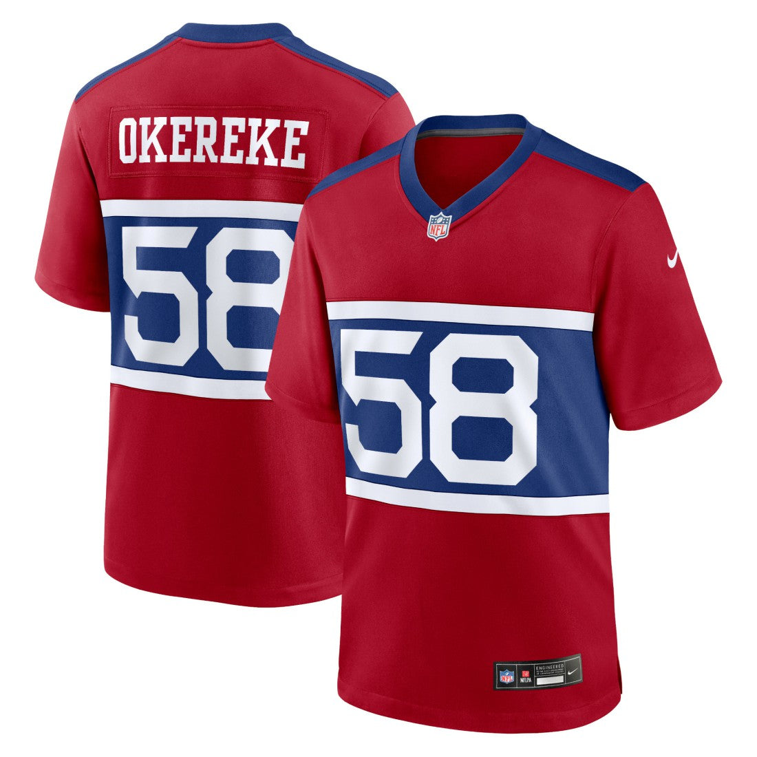 Bobby Okereke New York Giants Alternate Player Game Jersey Century Red | Nike for Sale