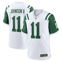 Jermaine Johnson II New York Jets Classic Alternate Game Jersey White | Nike for Sale