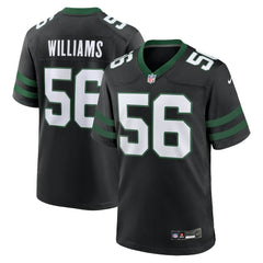 Quincy Williams New York Jets Alternate Game Jersey Legacy Black | Nike for Sale