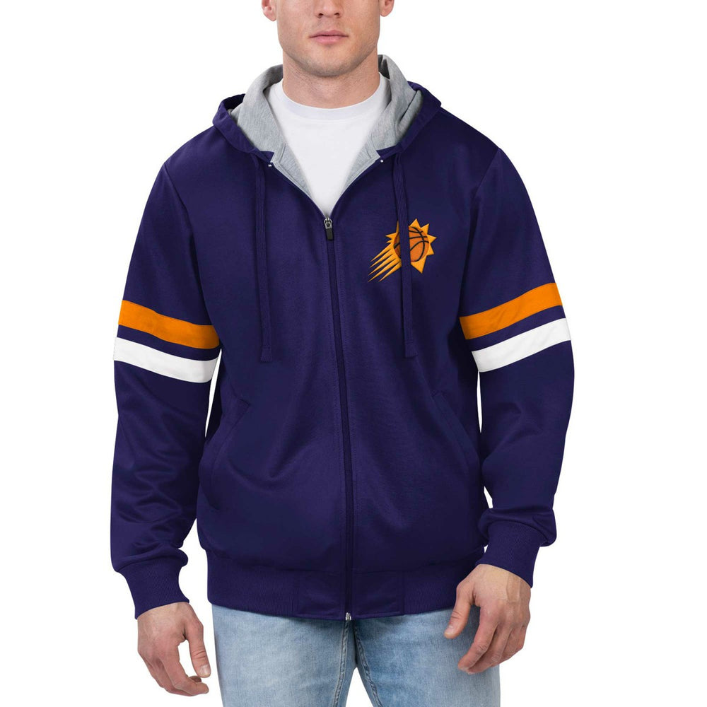 Phoenix Suns G-III Sports by Carl Banks Contender Full-Zip Hoodie Jacket Purple - NBA