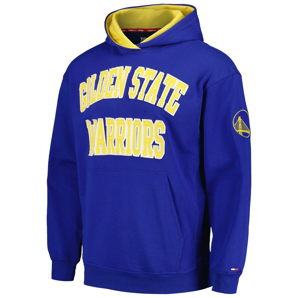 Golden State Warriors Tommy Jeans Greyson Pullover Hoodie Royal - NBA