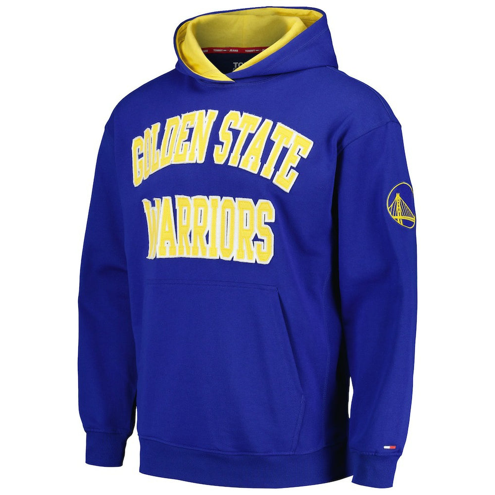 Golden State Warriors Tommy Jeans Greyson Pullover Hoodie Royal - NBA