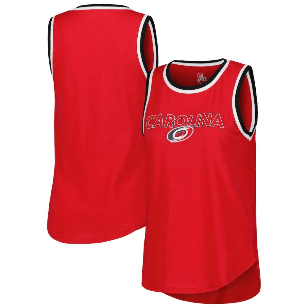 Carolina Hurricanes G-III 4Her by Carl Banks Women's Strategy Tank Top - Red - NHL