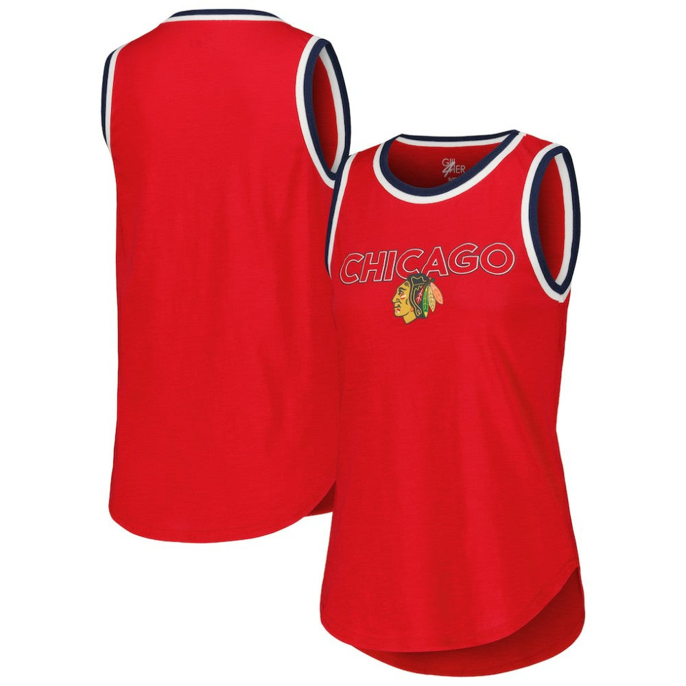 Chicago Blackhawks G-III 4Her by Carl Banks Women's Strategy Tank Top - Red - NHL
