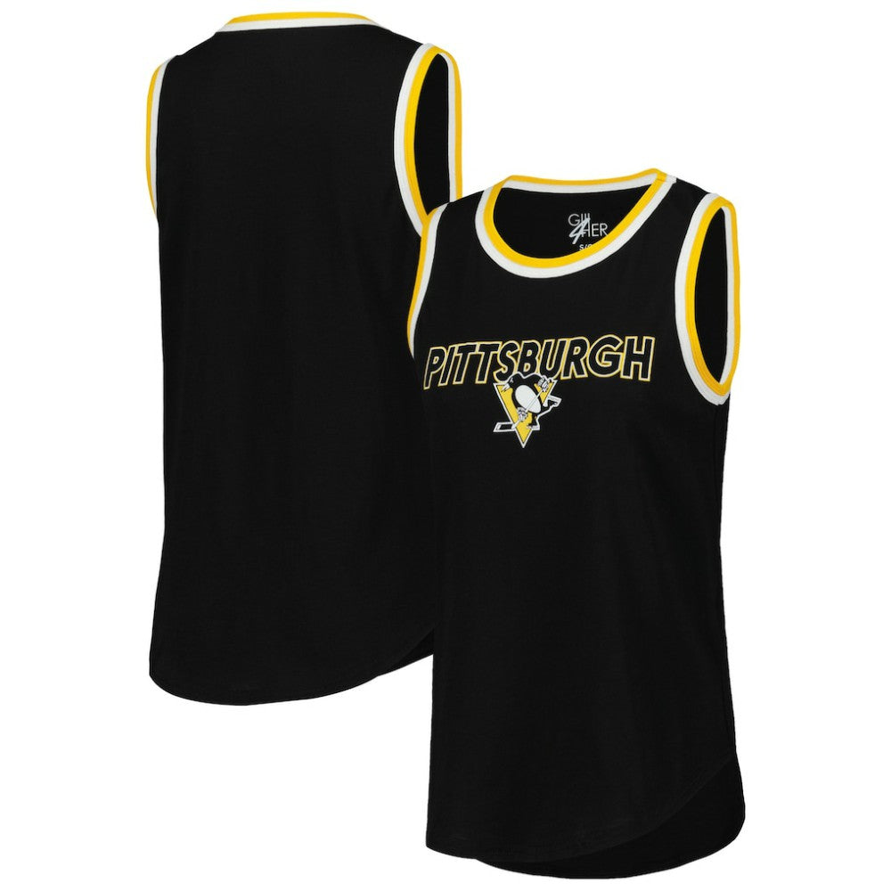 Pittsburgh Penguins G-III 4Her by Carl Banks Women's Strategy Tank Top - Black - NHL