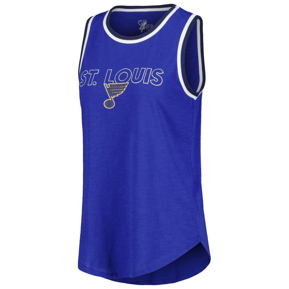 St. Louis Blues G-III 4Her by Carl Banks Women's Strategy Tank Top - Blue - NHL