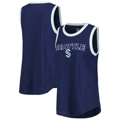 Seattle Kraken G-III 4Her by Carl Banks Women's Strategy Tank Top - Deep Sea Blue - NHL