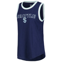 Seattle Kraken G-III 4Her by Carl Banks Women's Strategy Tank Top - Deep Sea Blue - NHL