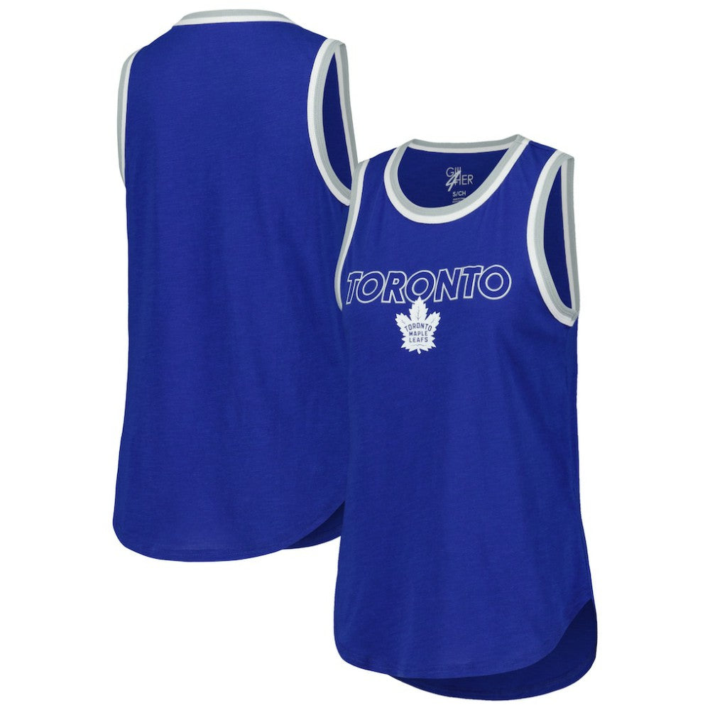 Toronto Maple Leafs G-III 4Her by Carl Banks Women's Strategy Tank Top - Blue - NHL