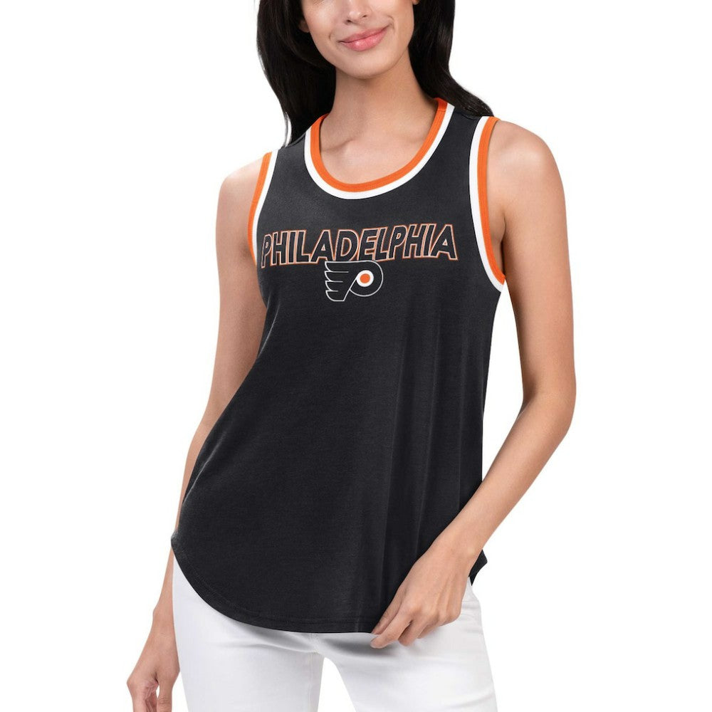 Philadelphia Flyers G-III 4Her by Carl Banks Women's Strategy Tank Top - Black - NHL