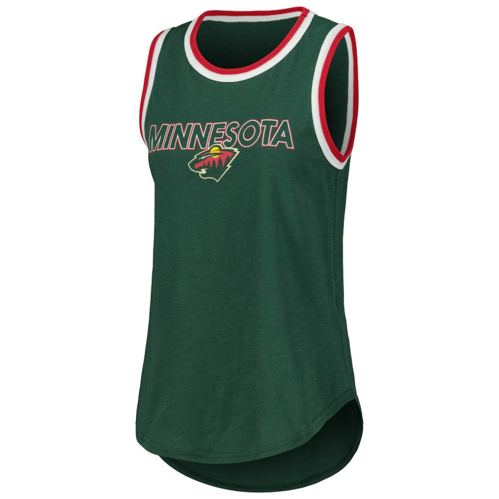 Minnesota Wild G-III 4Her by Carl Banks Women's Strategy Tank Top - Green - NHL