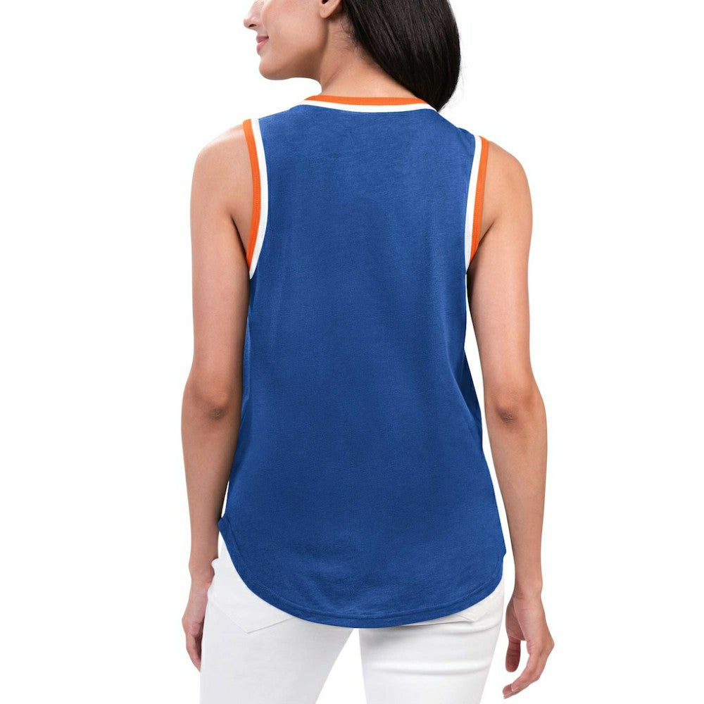 New York Islanders G-III 4Her by Carl Banks Women's Strategy Tank Top - Royal - NHL