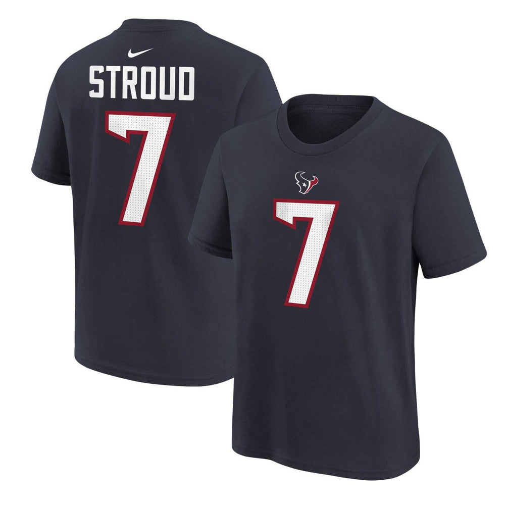 C.J. Stroud Houston Texans Preschool Player Name & Number T-Shirt Navy | Nike for Sale