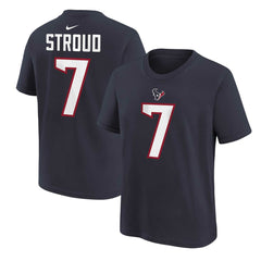 C.J. Stroud Houston Texans Preschool Player Name & Number T-Shirt Navy | Nike for Sale