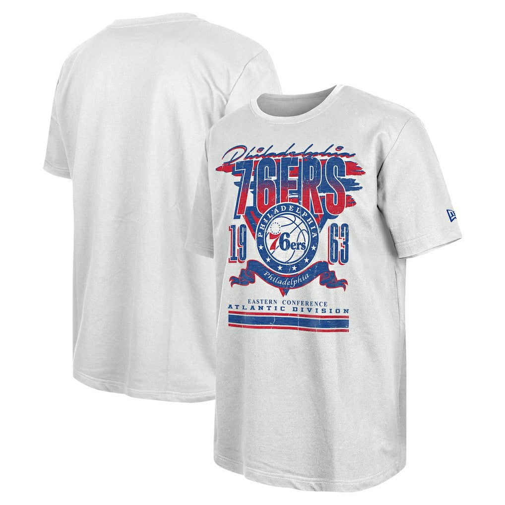 Philadelphia 76ers Sport Classics Oversized T-Shirt White - NBA