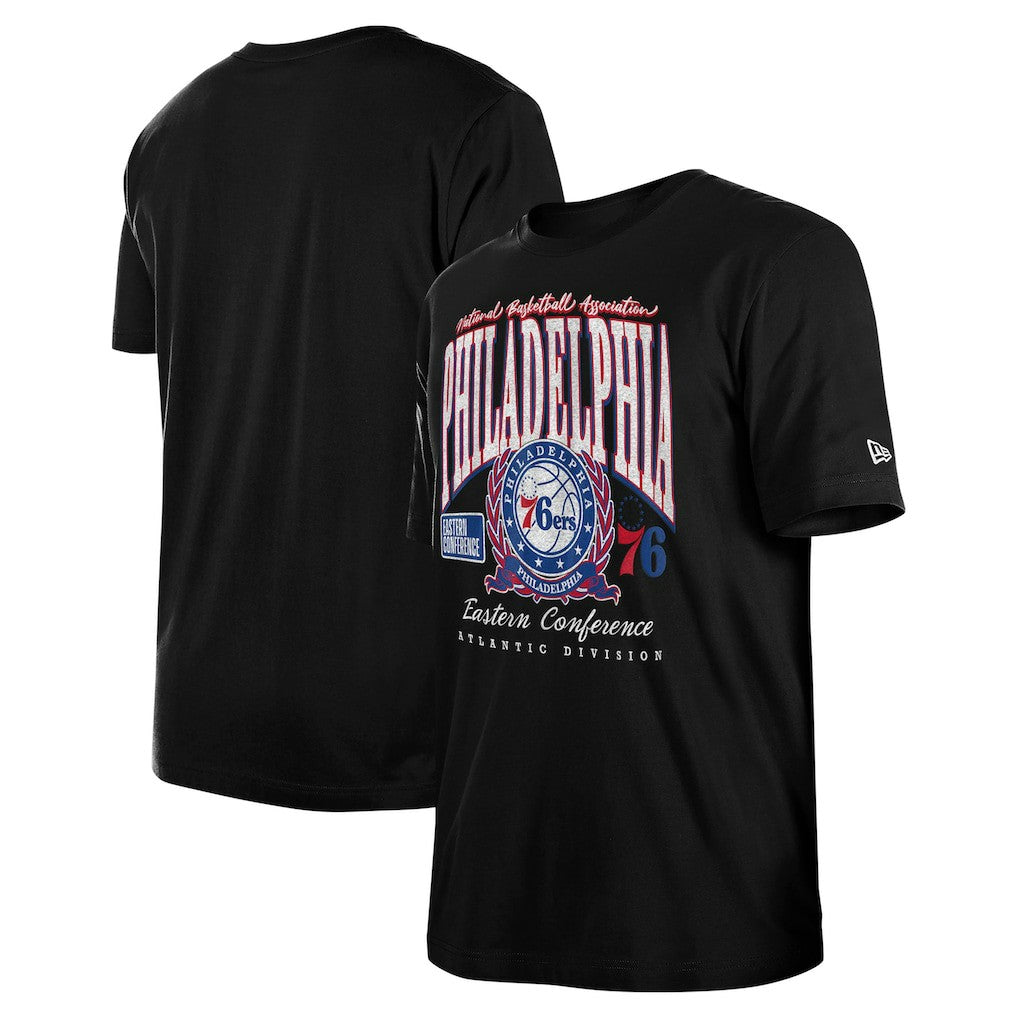 Philadelphia 76ers Unisex Oversized Essentials Boxy T-Shirt Black - NBA